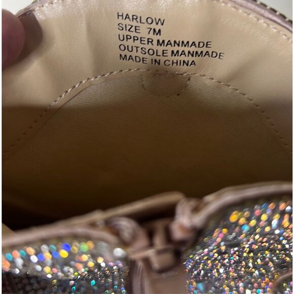 Matisse Harlow Bootie Clear Rhinestone Cowgirl Boot - size 7 - Picture 6 of 8